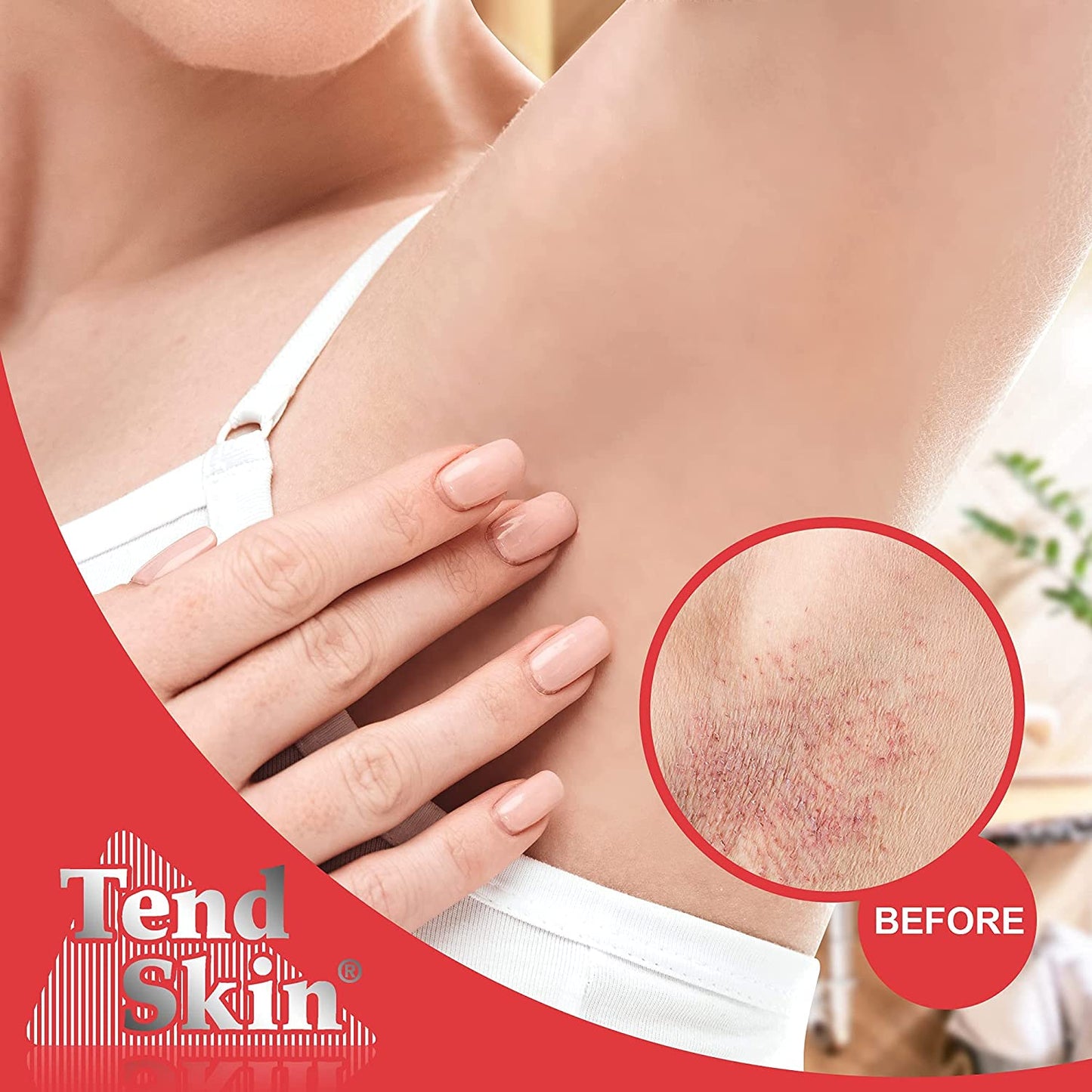 Tend Skin the Skin Care Solution for Unsightly Razor Bumps, Ingrown Hair and Razor Burns, 8 Fl Oz Bottle