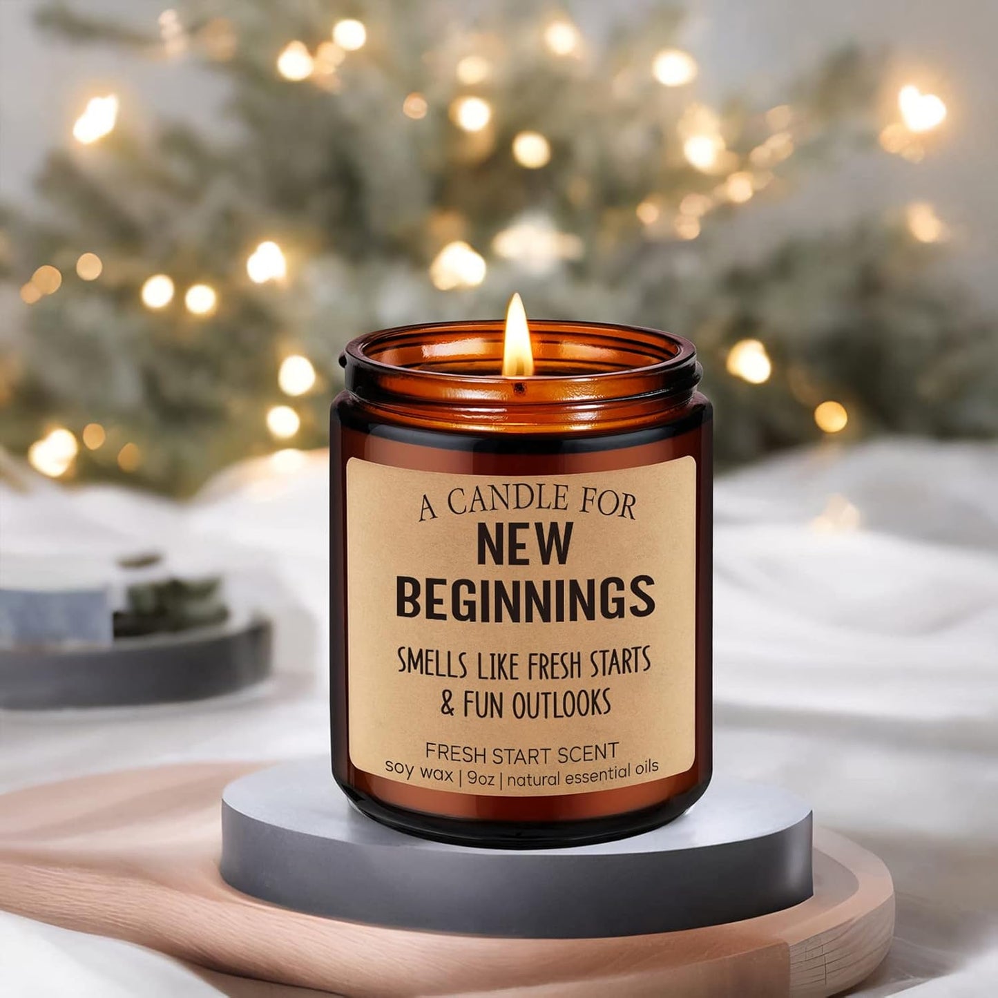 GSPY Candles, New Beginnings Gifts for Women, Men - New Job Gifts, Divorce Gifts, Breakup Gifts, New Year Gifts - Funny New Home, Congratulations, Going Away, Christmas, New Relationship Gifts