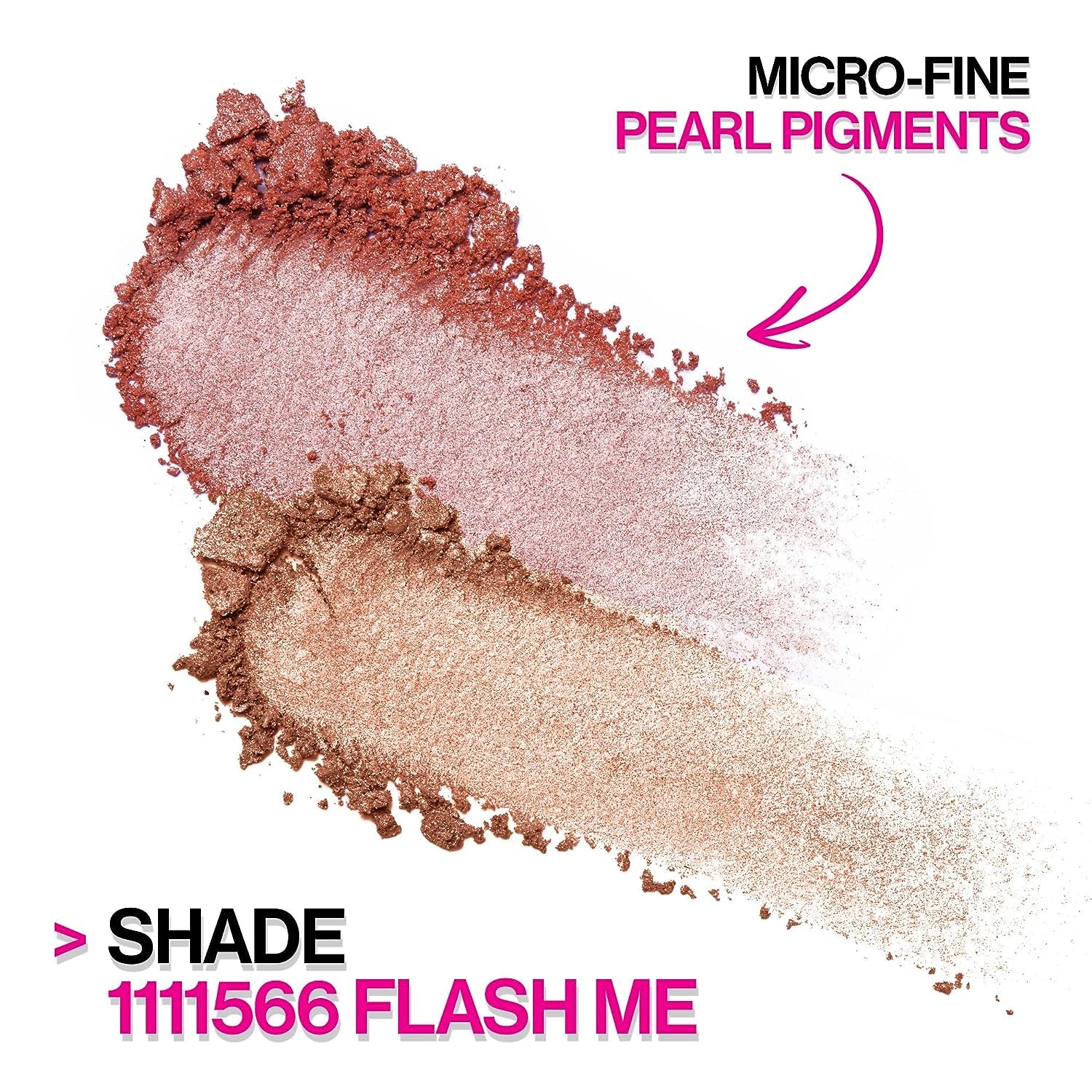 Wet N Wild Megaglo Blushlighter, Blendable Blush & Highlighter Set, Shimmery Metallic Finish, Flash Me
