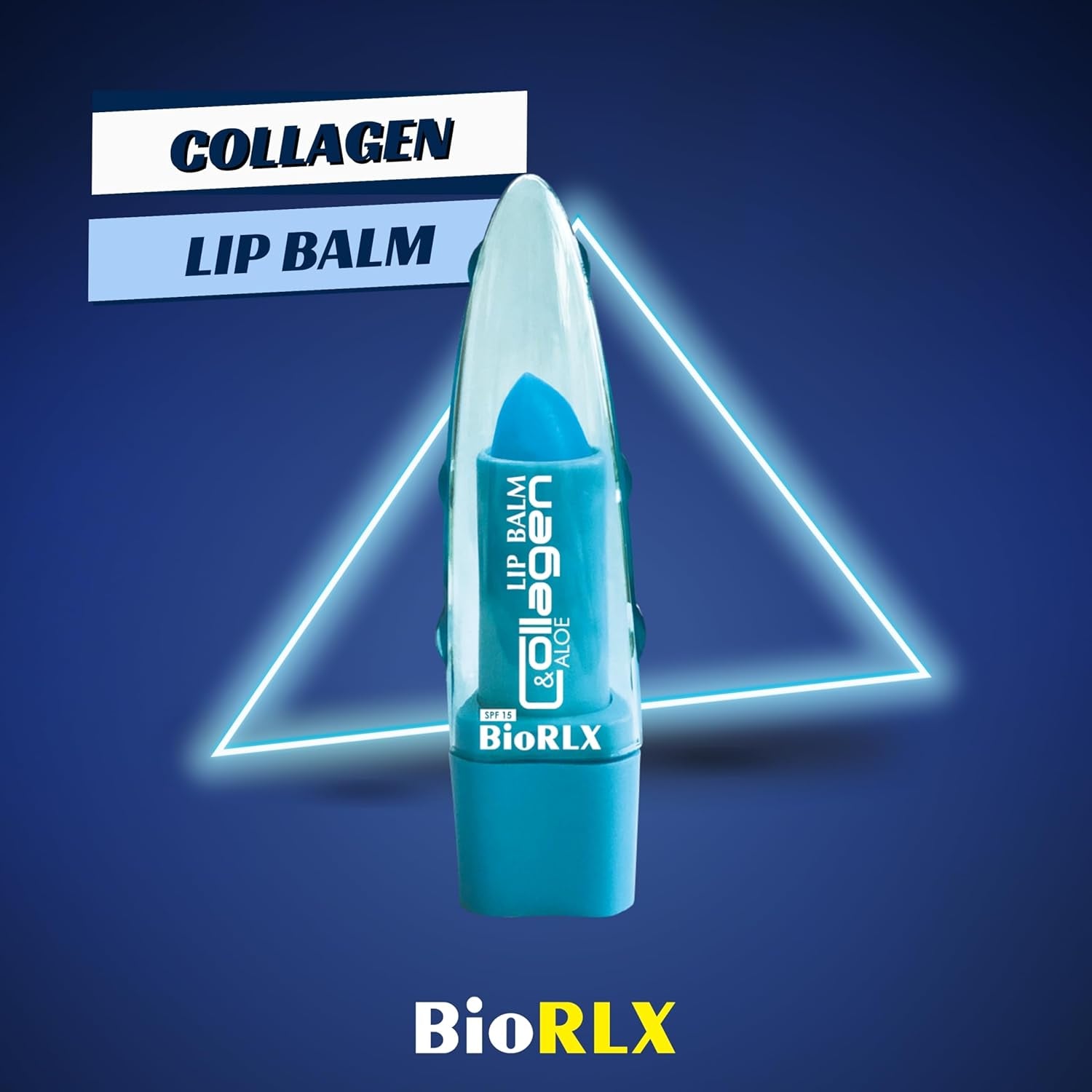 Biorlx Collagen & Aloe Vera Lip Balm - Advanced Anti-Aging Lip Care for Youthful and Hydrated Lips (Collagen, 0.12 Ounce (Pack of 1))