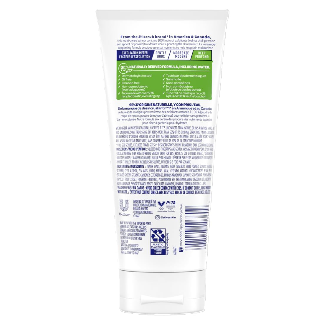 St. Ives Fresh Skin Apricot Face Scrub, Deep Exfoliator Skin Care for Clean, Glowing Skin, Oil-Free Facial Scrub Made with 100% Natural Exfoliants, 6 Oz