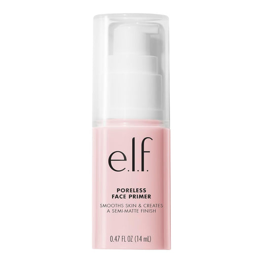 E.L.F. Poreless Face Primer, Restoring Makeup Primer for a Flawless, Smooth Canvas, Infused with Tea Tree & Vitamin A, Vegan & Cruelty-Free, 0.47 Fl Oz