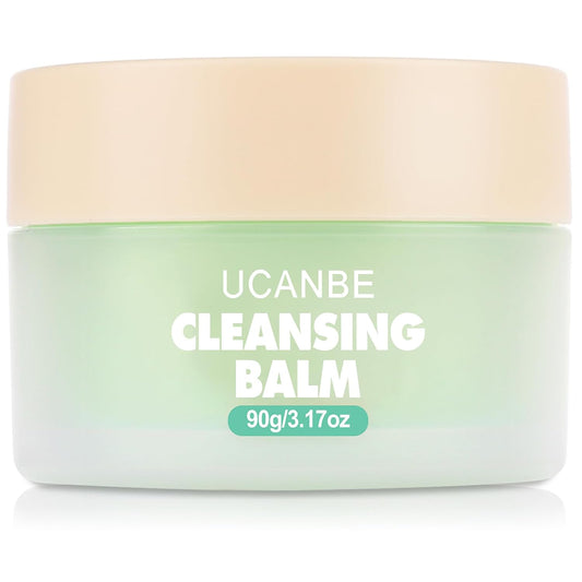 UCANBE Cleansing Balm Makeup Remover - 3.17Oz, Natural Gentle, Deep Cleaning, Makeup Cleansing Balm for Waterproof Eye Face Lip Makeup, Made for All Skin Types
