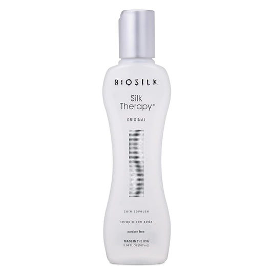 Biosilk Silk Therapy Original, Reconstructing Treatment for Adding Shine & Helping Prevent Split Ends, Sulfate, Paraben, & Cruelty-Free, 5.64 Oz
