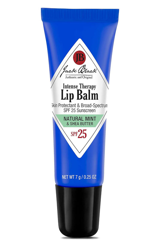 Jack Black Intense Therapy Lip Balm Stocking Stuffers for Adults, Jack Black Lip Balm SPF 25, Lip Sunscreen, SPF Lip Balm for Chapped Lips, Lip SPF, Lip Moisturizer, Lip Balm with SPF, Small Gifts