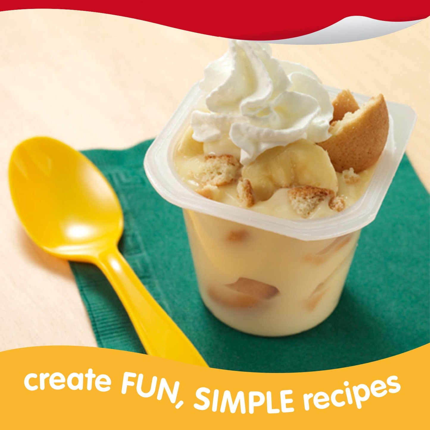 Snack Pack Banana Cream Pie Pudding Cups, 4 Ct