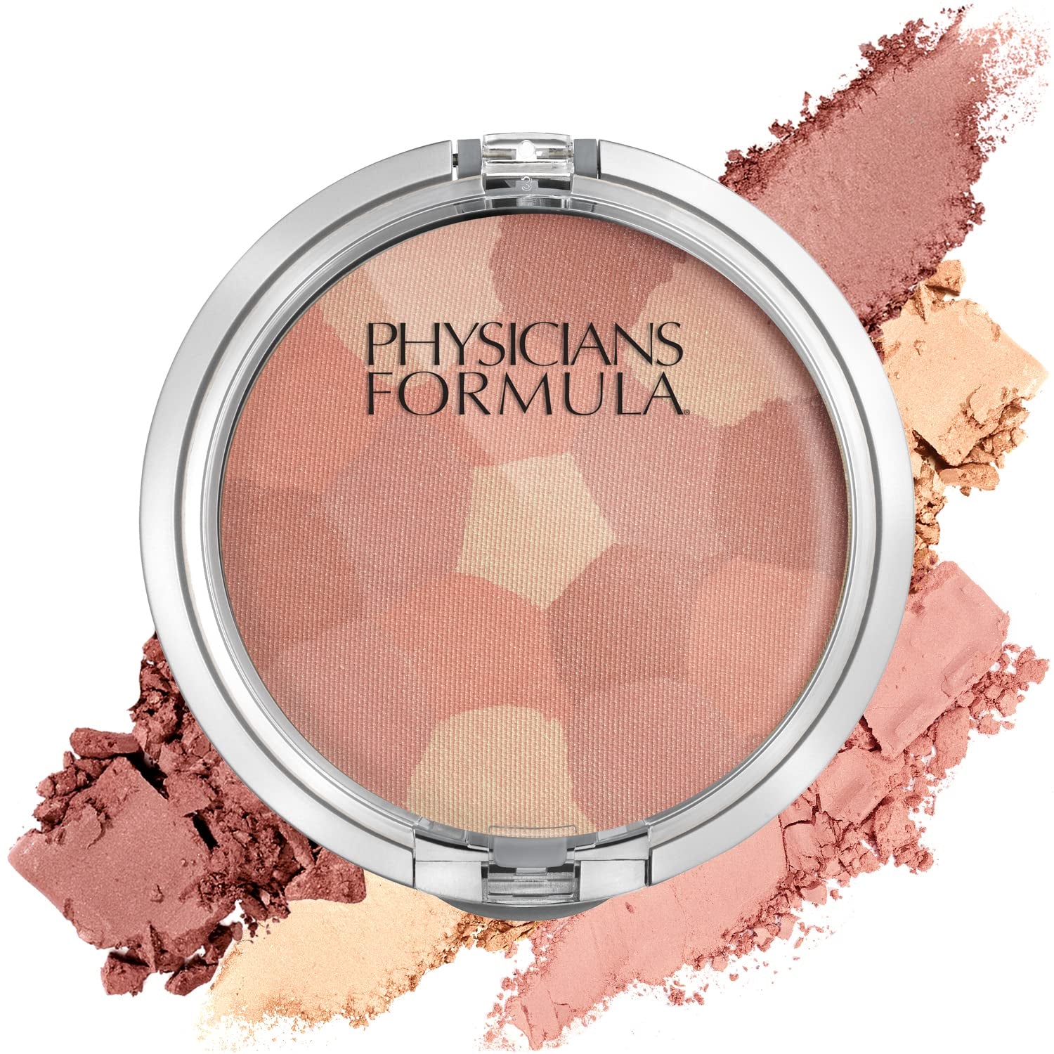 Physicians Formula Powder Palette Multi-Colored Blush Powder Blushing Rose, Dermatologist Tested