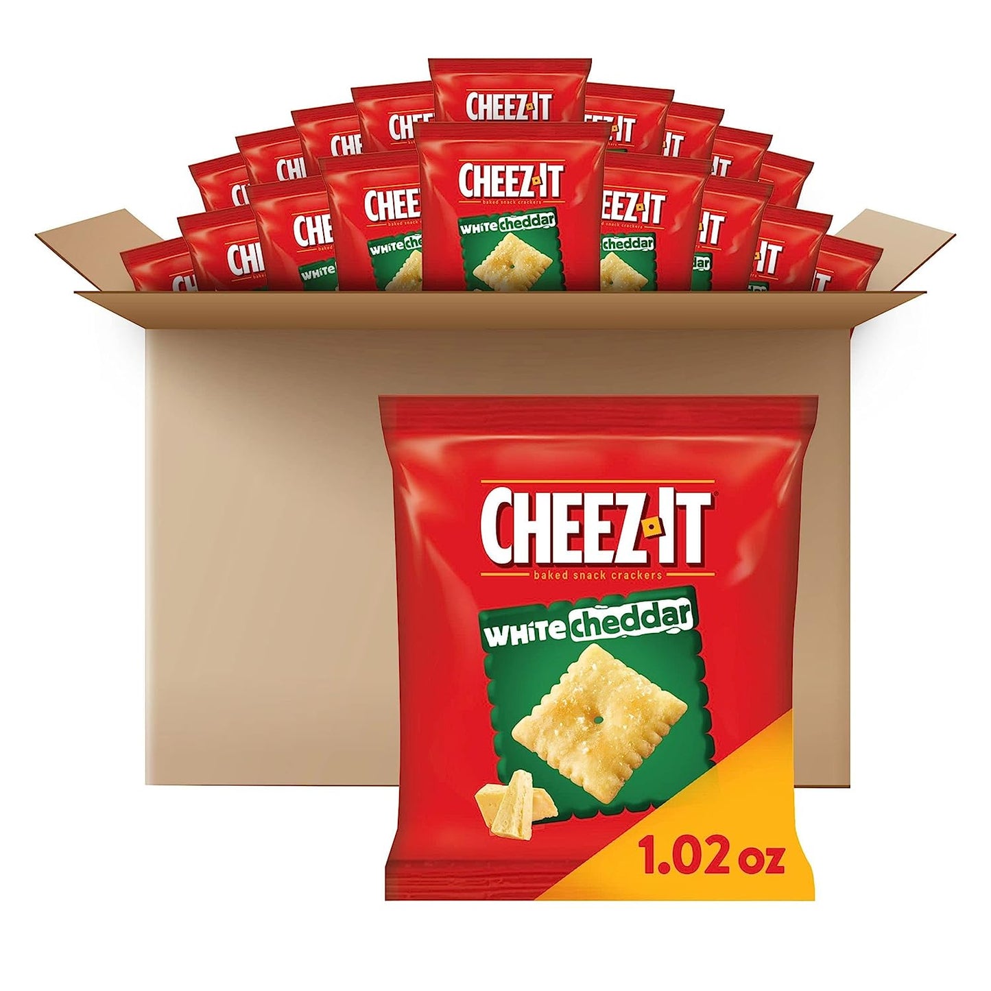 Cheez-It Cheese Crackers, Baked Snack Crackers, Lunch Snacks, Variety Pack, 12.1Oz Box (12 Packs)