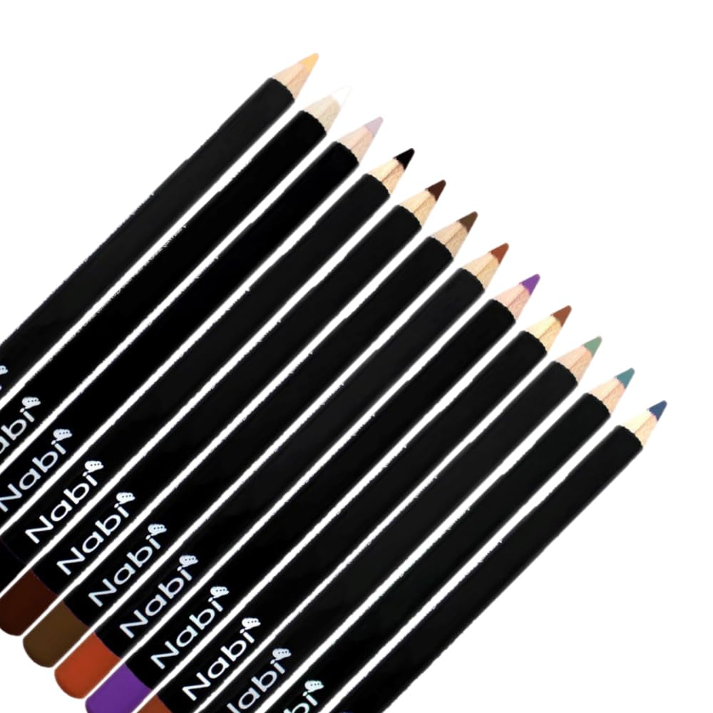 12 Colors Eyeliner Pencil Set, High Pigmented Eye Makeup Soft Pencils, Long Wearing, Deep and Rich in Color, Smooth Ultra Fine