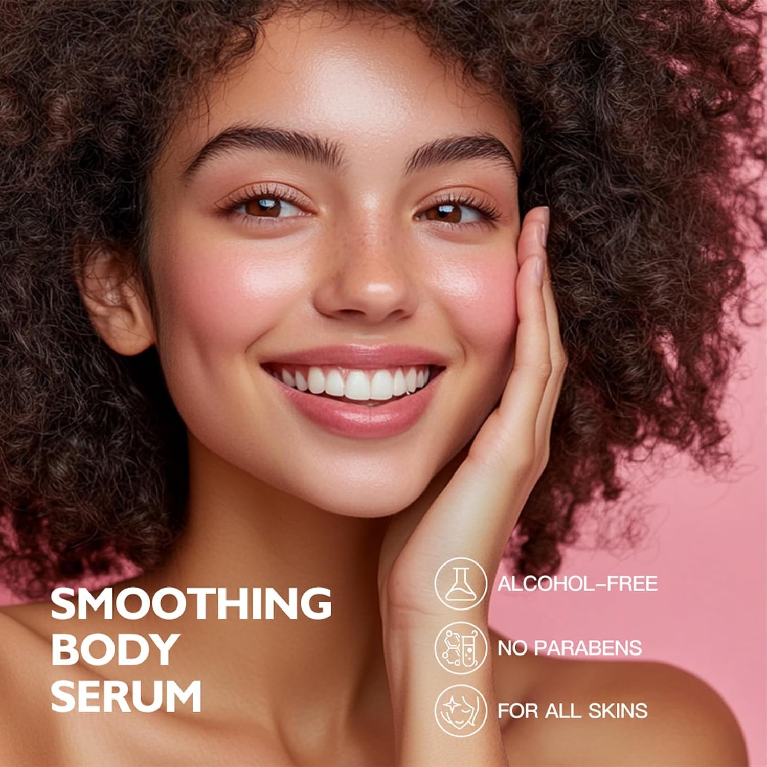 Smoothing Body Serum for Wrinkles - Gloosy Body Serum for Women Silky Smooth Skin, Anti-Aging & Firming - Skin Tightening Serum Visible Results, Body Smoothing Serum Infused with Collagen, Vitamin E